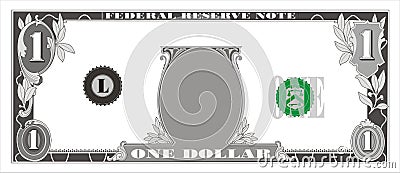 Dollar bill Vector Illustration