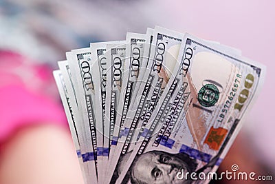 Dollar bills Stock Photo