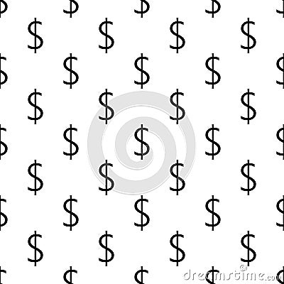 dollar icon in Pattern style Stock Photo