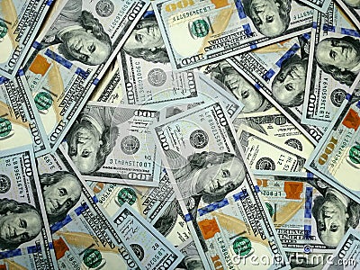 Dollar Money. Dollar cash background. Dollar Money Banknotes Stock Photo