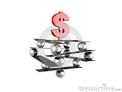 Dollar stability Stock Photo