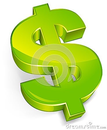 Dollar symbol Vector Illustration