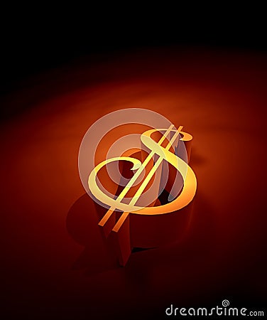 Dollar symbol Stock Photo