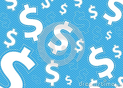 Dollars money background design Vector Illustration