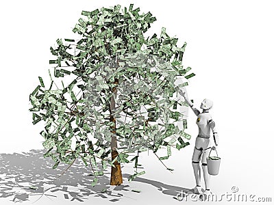 Dollars Tree Stock Photo