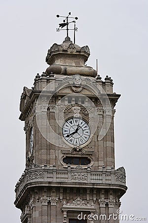 Dolmabahce clock tower Stock Photo