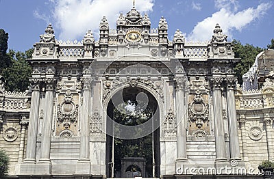 Dolmabahce palace Stock Photo