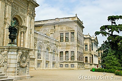 Dolmabahce palace Stock Photo