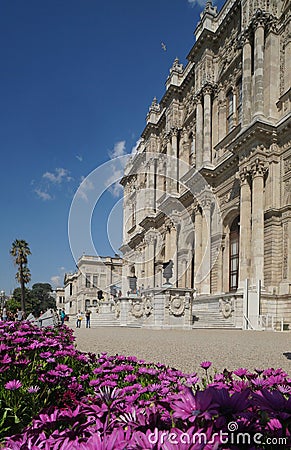 Dolmabahce Palace in Istanbul Editorial Stock Photo