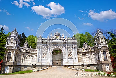 Dolmabahce Palace in Istanbul Editorial Stock Photo