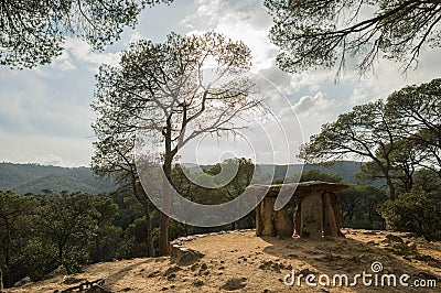 Dolmen de Pedra Gentil Stock Photo