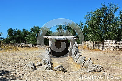Dolmen della Chianca in Bisceglie town, Apulia, Italy Stock Photo