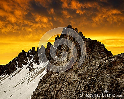 Dolomite Alps,Italy Stock Photo