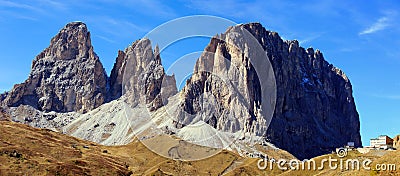 Dolomiten Panorama Stock Photo