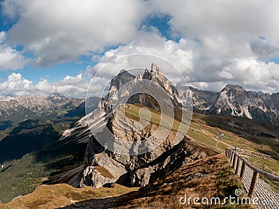 Dolomites Alps. Mountain Seceda, South Tyrol, Italy Stock Photo