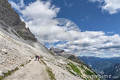 The Dolomites Editorial Stock Photo