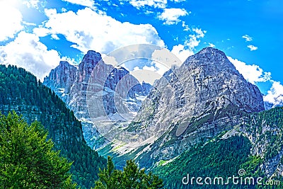 Dolomites mountain, Italy Stock Photo