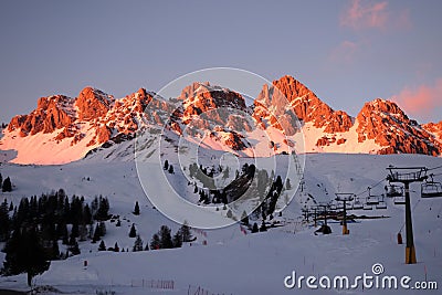 Dolomiti Alps Italy Stock Photo