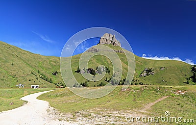 Dolomiti - Ciampac, Canazei Stock Photo