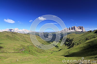 Dolomiti - Fassa Valley Stock Photo