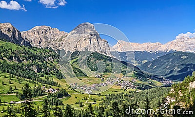 Dolomiti - Val Badia Stock Photo