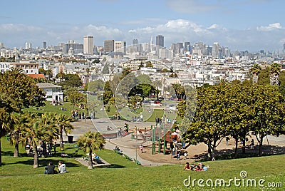 Dolores Park Stock Photo