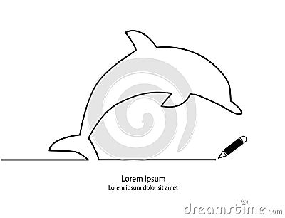 Dolphin Vector Illustration