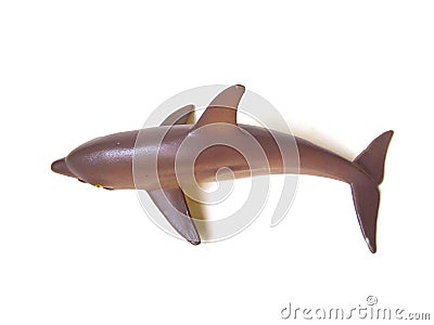 Dolphin fish toy. Stock Photo