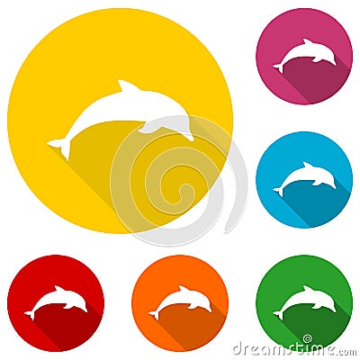 Dolphin icon Vector Illustration