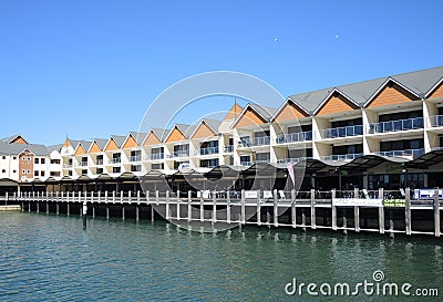 Dolphin Quay Editorial Stock Photo