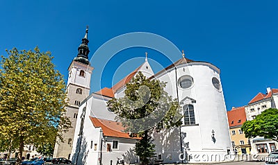 Dom Der Wachau or St. Veit Parish Church in Krems an der Donau, Austria Stock Photo