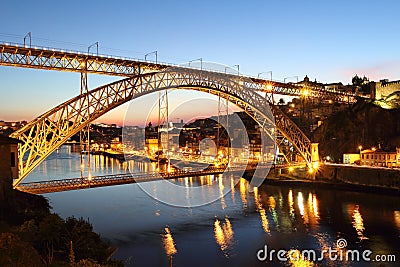 Dom Luis bridge Stock Photo