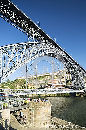 Dom luis bridge porto portugal Editorial Stock Photo