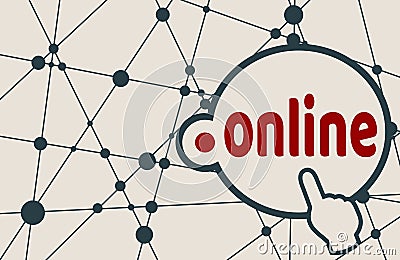 Domain names concept Vector Illustration