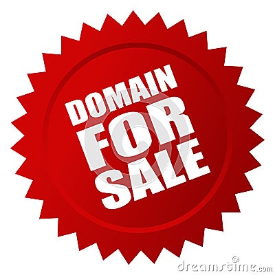 Domain for sale Vector Illustration
