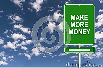 Make more money illustration Stock Photo