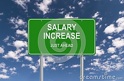 Salary increase just ahead Stock Photo