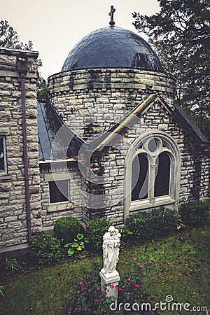 St. Elizabeth Catholic Church in Eureka Springs Arkansas Editorial Stock Photo