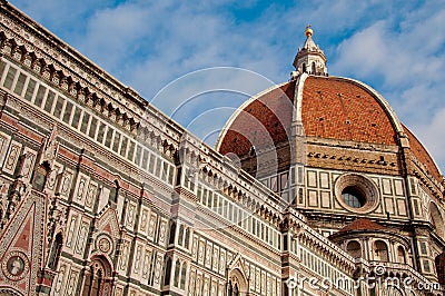 Dome of Basilica de San Lorenzo, Florence Stock Photo