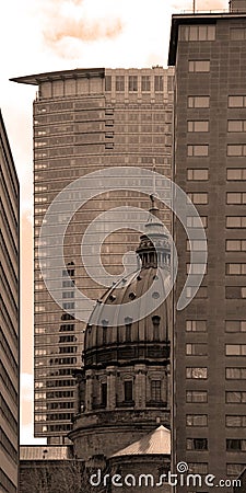 Dome of the Cathedral-Basilica of Mary, Queen of the World Editorial Stock Photo