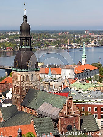 Dome Cathedral in Riga Stock Photo