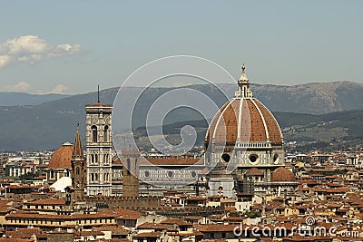 Dome of the cathedral Stock Photo