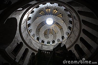 Dome, Church of the Holy Sepulchre Stock Photo