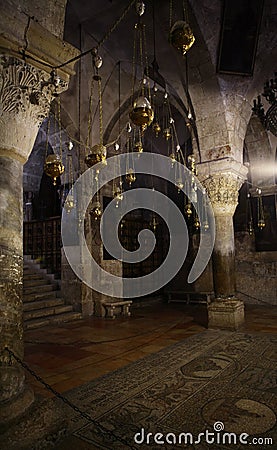 Dome, Church of the Holy Sepulchre Stock Photo