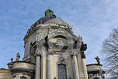 Dome of the Dominican Church Stock Photo