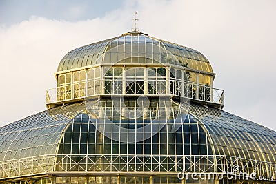 Greenhouse. National Botanic Gardens. Dublin. Ireland Stock Photo