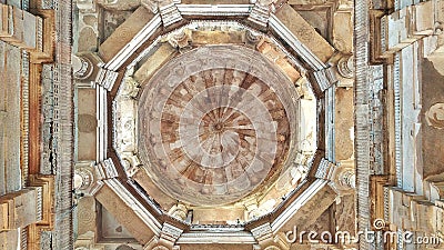 Dome of a historic Indian building Stock Photo