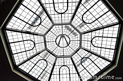 Dome inside the vatican museums,Rome, Italy. Editorial Stock Photo