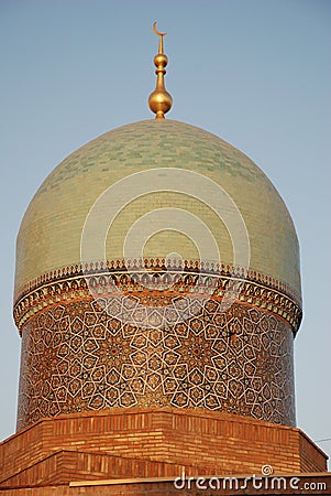 Dome of madrasa Burukhon Stock Photo