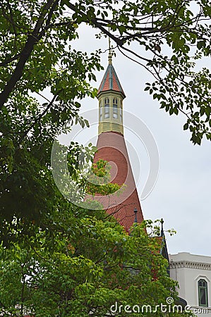 Dome of a main building of The Phaya Thai Palace,Bangkok,Thailand Stock Photo